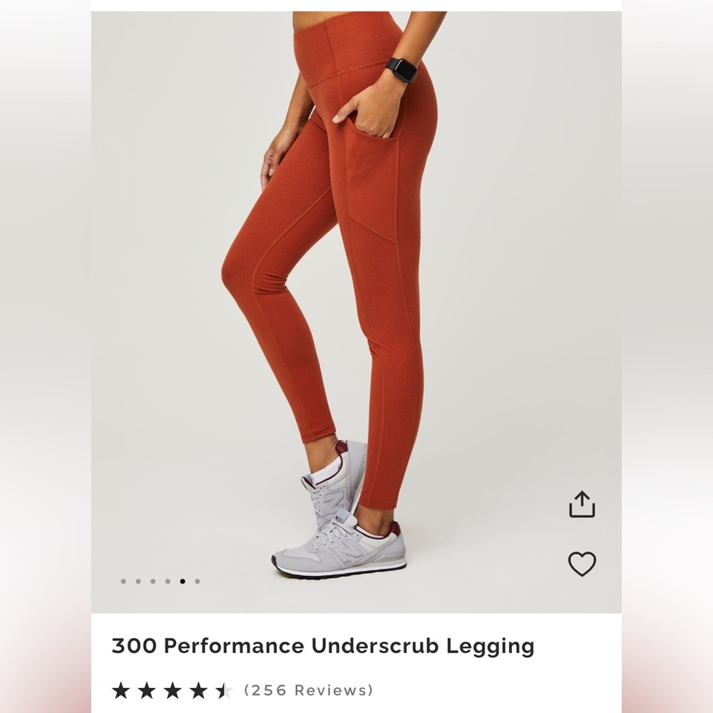 NWT Figs Performance Underscrub Legging - Auburn S